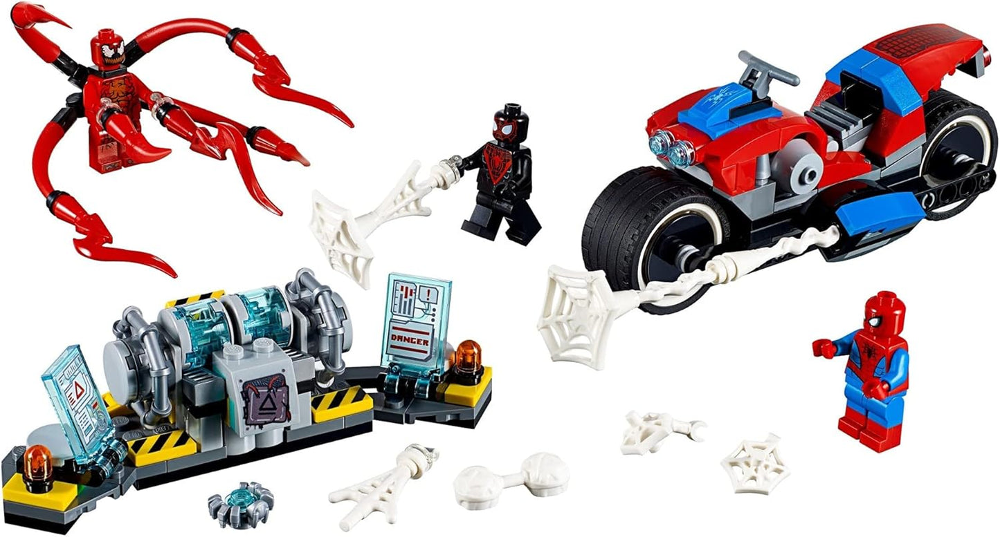 Lego 76113 Super Heroes Spider-Man Bike Rescue Building Set, Marvel Toy Vehicles for Kids