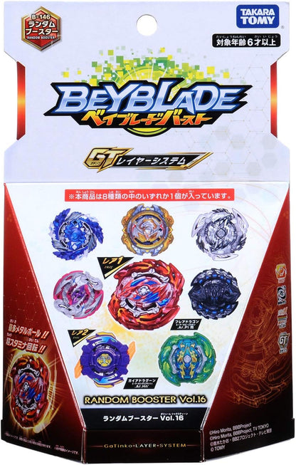 Takara Tomy Beyblade Burst B-146 Random Booster Vol.16 (Japan Import)
