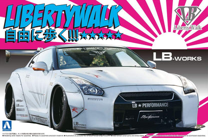 Aoshima LB Works R35 GT-R (Ver. 2) 1:24 Scale Model Kit