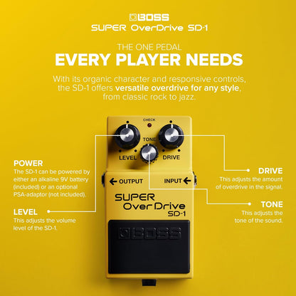Boss SD-1 Super Overdrive Pedal