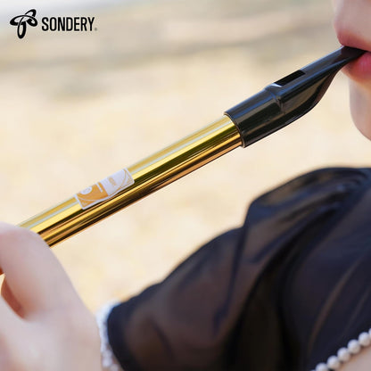 Sondery Irish Tin Whistle Key of C Made from Brass A Bright Brass Wind Type Sound Penny Whistle