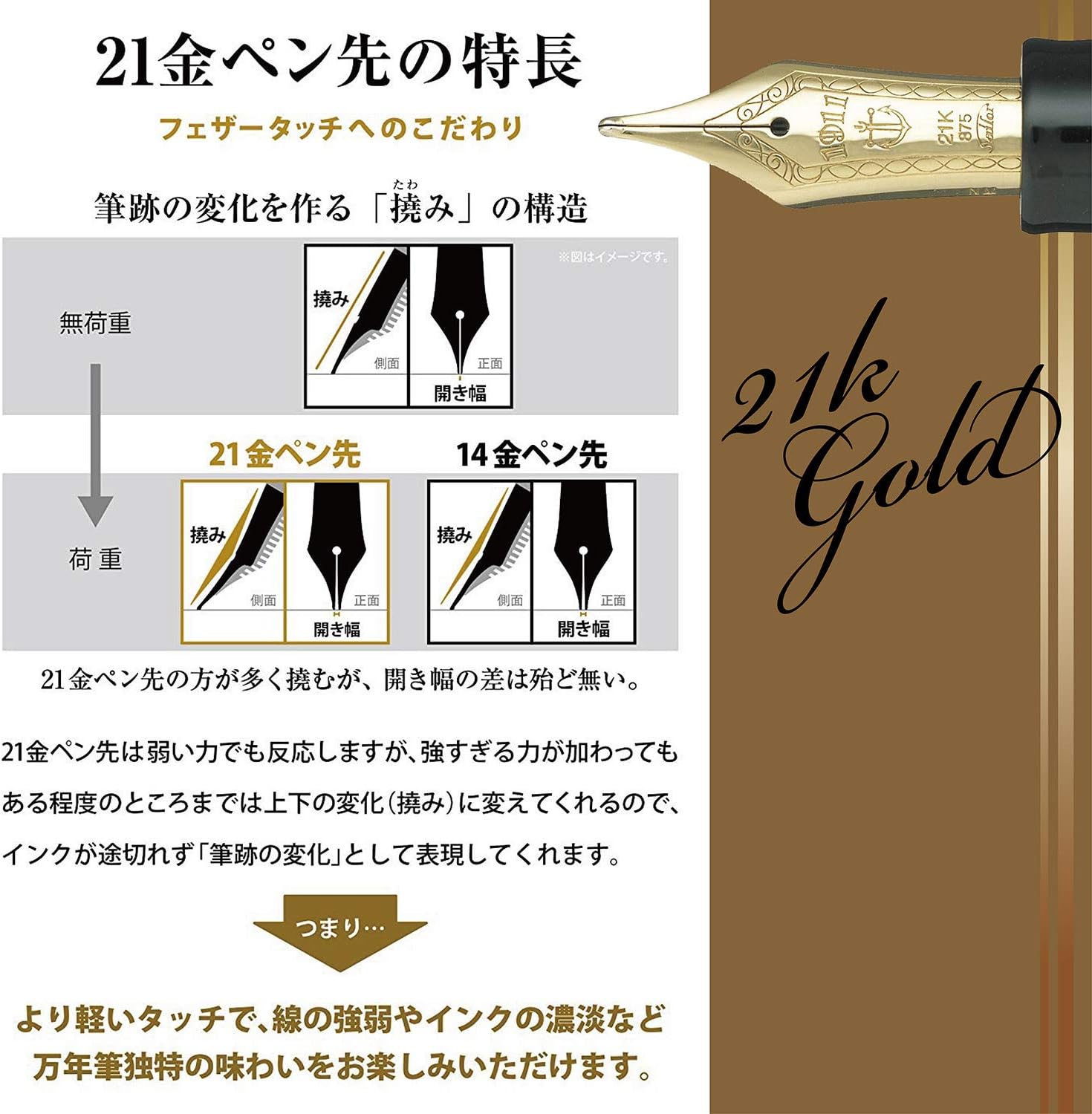 Sailor 11-1521-320 Pro Fit Standard 21 Fountain Pen, Black, Medium Point front view
