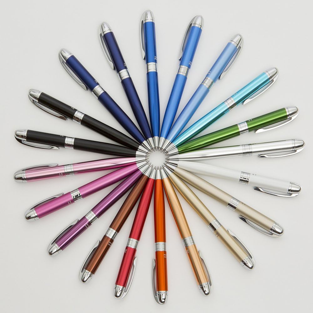ZEBRA Oil Based Ink Ballpoint Pen, Fortia VC, Black Ink, Matte Pink Body - BA93-MTP