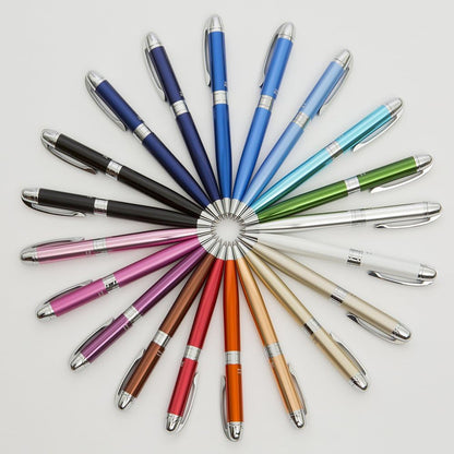 ZEBRA Oil Based Ink Ballpoint Pen, Fortia VC, Black Ink, Matte Pink Body - BA93-MTP