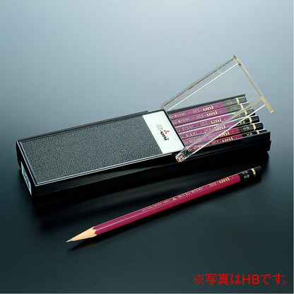 Uni Wooden Pencil, 8H, Box of 12 (HU8H)