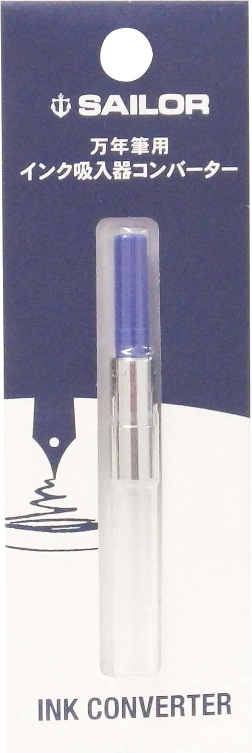 Sailor Fountain Pen Converter, Blue, (14-0506-240), main image