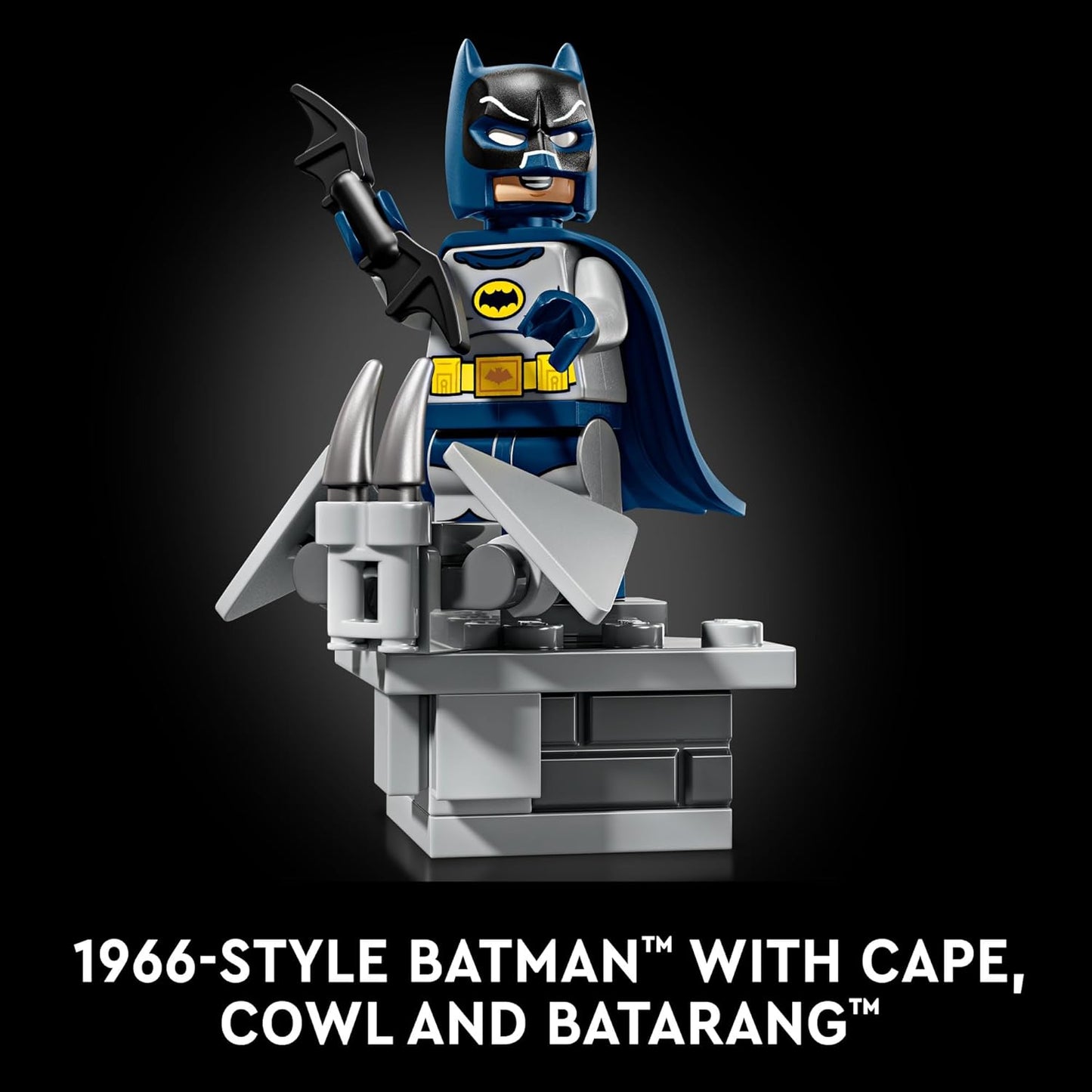 LEGO DC Batman: The Classic TV Series Batmobile, DC Collectible Car, Building Set Inspired by The 1966 Television Show???s Classic Batmobile, Creative DC Gift for Adults and Super Hero Fans, 76328