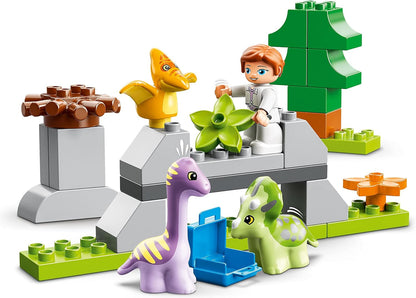 LEGO DUPLO Jurassic World Dinosaur Nursery 10938 Building Toy with 3 Baby Animals;Including a Triceratops, and a Claire Dearing Figure