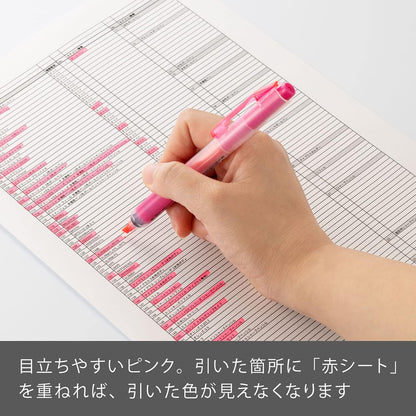 Pentel Knock Highlighter, Handy Line, Pink (SXNS15-P)