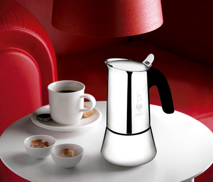 Bialetti Cafeti?¦re Venus 6tz, 6 Cup, Silver, 6 Count