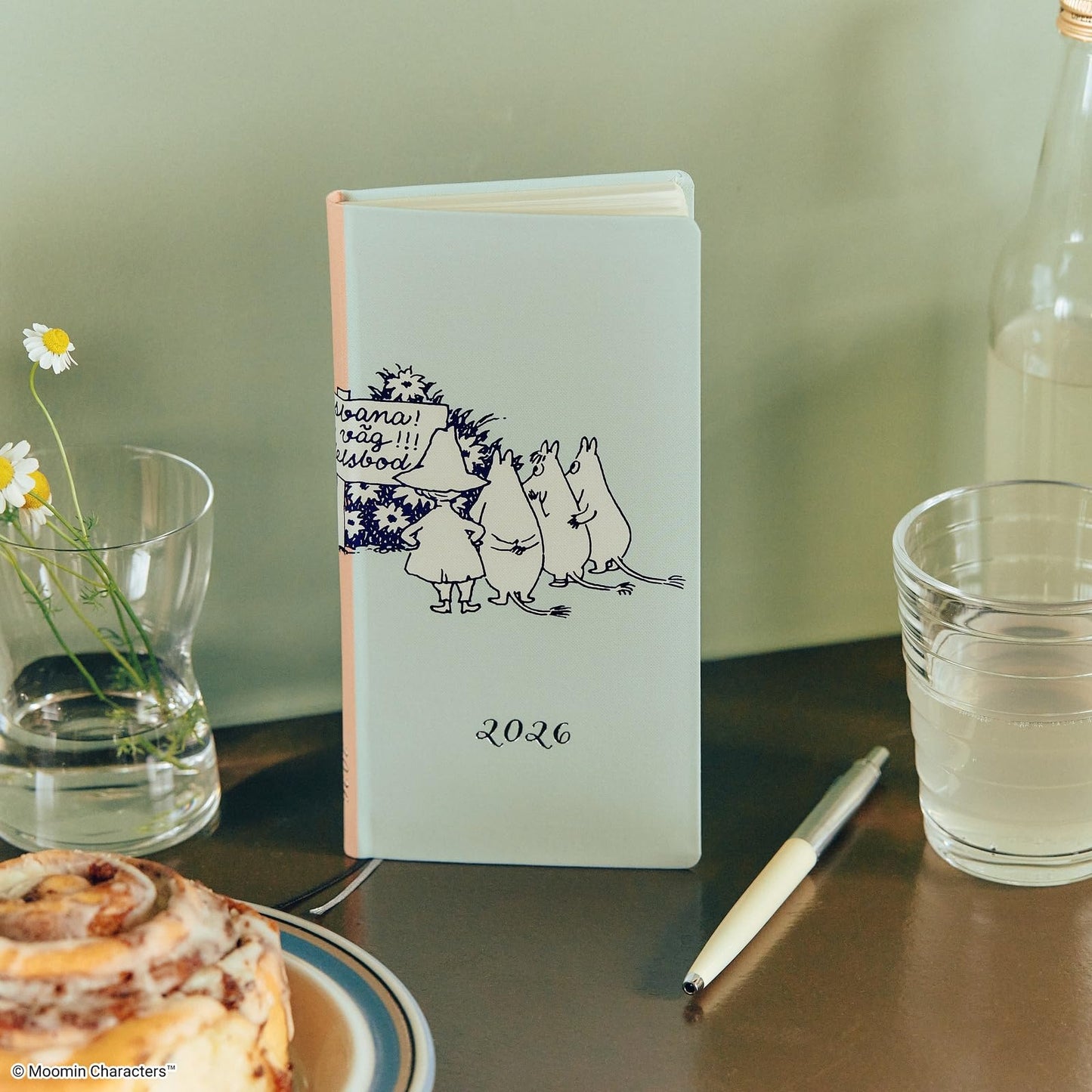 2026 Weekly Planner Jan/April Start – Hobonichi Techo Weeks Moomin To the Outdoor Dance Floor Slim Diary (Left Layout, Japan Import)