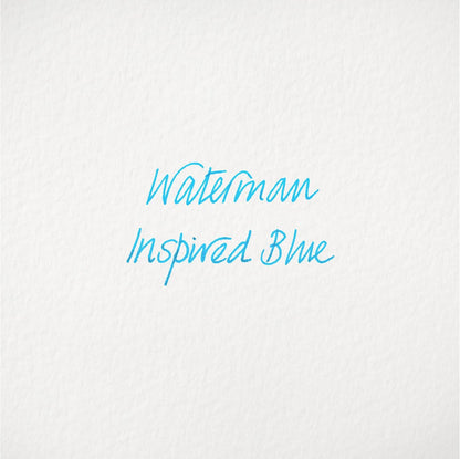 Waterman Fountain Pen Ink, Inspired Blue, 50ml Bottle