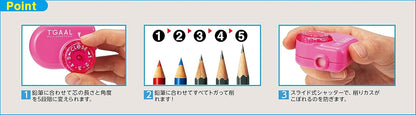 Kutsuwa STAD T'GAAL Angle Adjustable Pencil Sharpener (RS017PK)