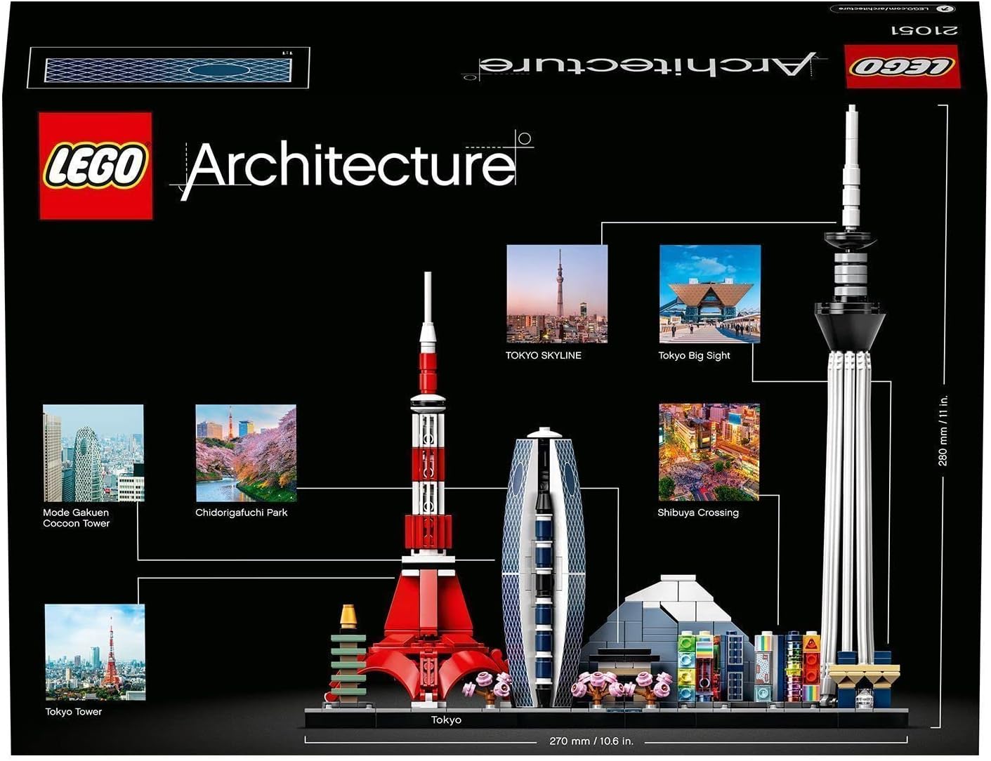 LEGO Architecture Tokyo 21051 - Building Model Kit