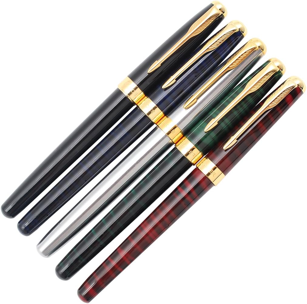 Gullor 5 PCS Classic Metal Fountain Pen B388, Gift Pens with Converters, 5 Colors, alternate view