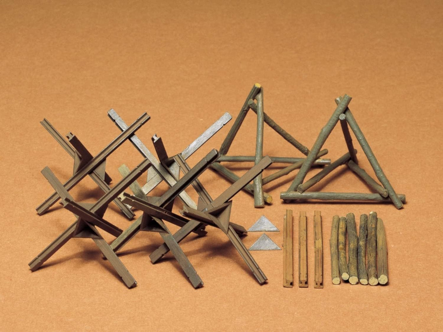 Tamiya 35027 Military Barricade Set Model Kit, 1/35 scale