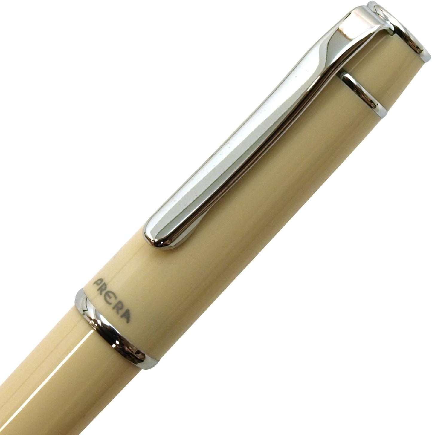 PILOT Prera Fine-Nib Ivory Body Fountain Pen (FPR-3SR-I-F) front view