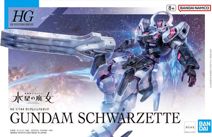 BANDAI NAMCO Entertainment Gundam The Witch from Mercury - HG 1/144 Gundam Schwarzette - Model Kit