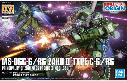 Bandai Hobby - Gundam The Origin - #25 Zaku II Type C-6/R6, Bandai Spirits HG 1/144 Model Kit