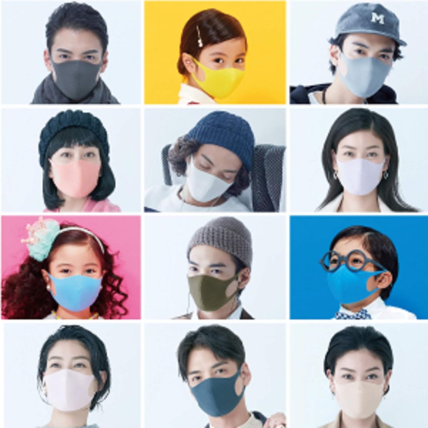 Pitta mask Light Gray (Pitta MASK Light Gray) 3 Pieces