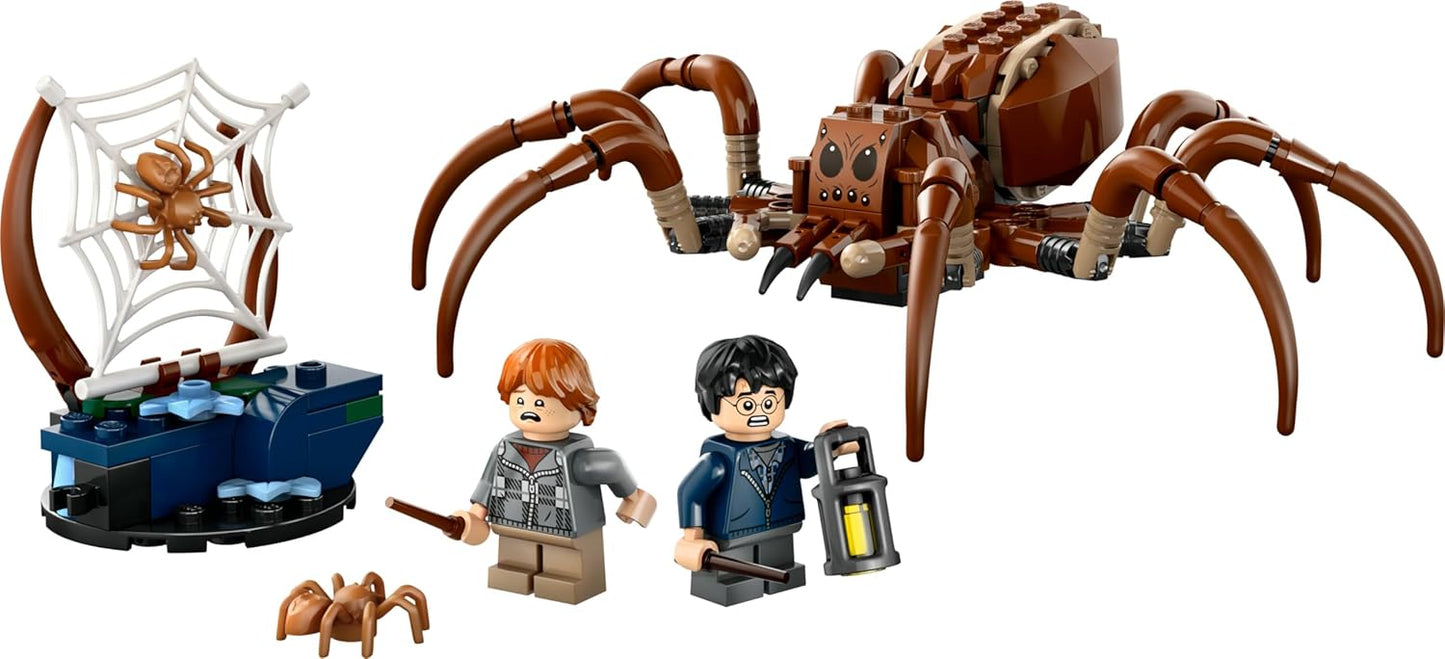 LEGO Harry Potter - Aragog in The Forbidden Forest - Set with Spiders - Magical Creatures Figurines - 2 Character Minifigures - Gift for Children and Movie Fans from 7 Years Old 76434