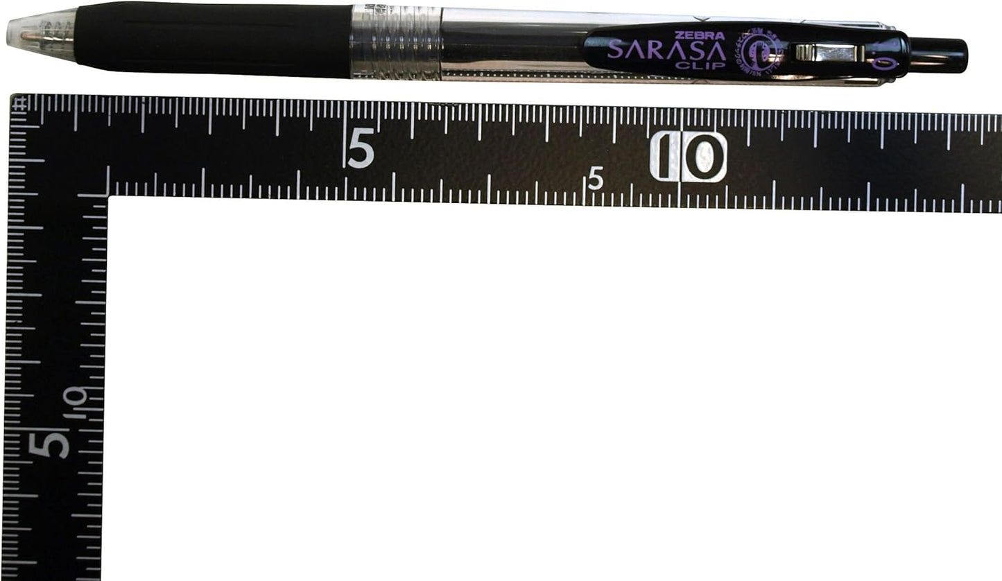 ZEBRA Sarasa Push Clip Gel Ink Pen - 1.0 mm - Red