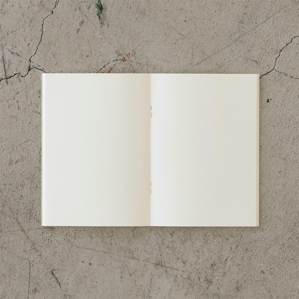 DESIGNPHIL Midori 15206006 Notebook, MD Notebook, Light, Unruled, 3 Books