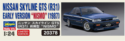 Hasegawa HA020378 1:24 Nissan Skyline GTS (R31) Early Version 'NISMO', Blue