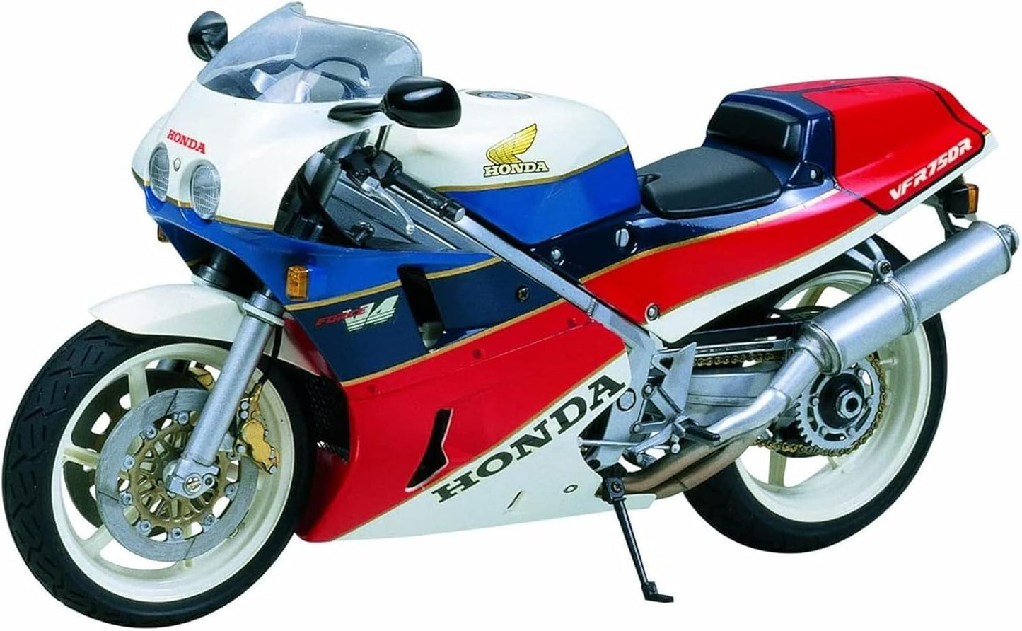 Tamiya 300014057 Honda VFR 750R 1987 Motorradmodell Bausatz 1:12 Vehicle 14057 VFR750R Motorbike Model Kit, Brown, Mittel