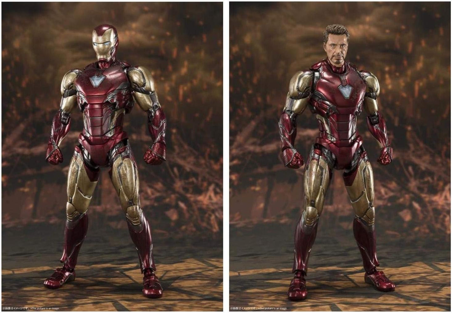 TAMASHII NATIONS - Avengers: Endgame - Iron Man Mk. 85 -Final Battle Ver, Bandai Spirits S.H. Figuarts Action Figure