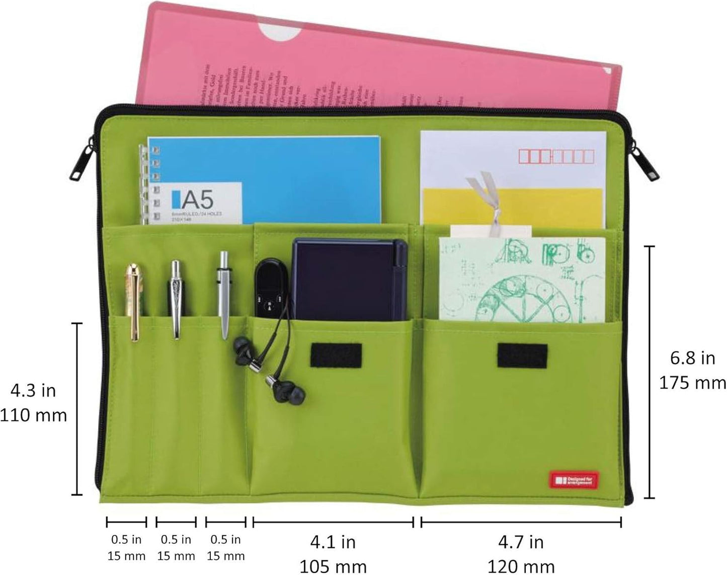 LIHIT LAB Bag Insert Organizer with Storage Pockets