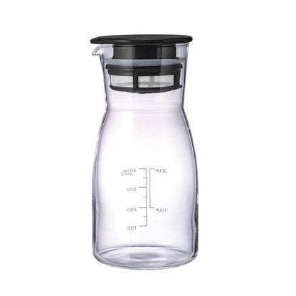 HARIO VDPI-700-B Vinegar Storage Container, Vinegars, Drink Pitcher, 23.7 fl oz (700 ml), Black, Made in Japan, Pack of 1