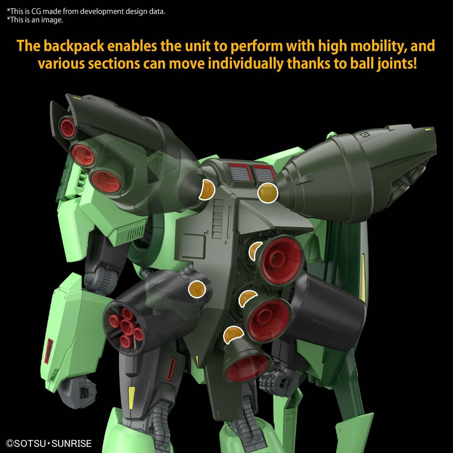 BANDAI Spirits HG Mobile Suit Z Gundam Bolinoke Summon, 1/144 Scale, Color Coded Plastic Model