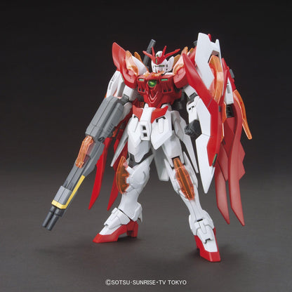 BANDAI Hobby HGBF Wing Gundam Zero Flame (Honoo) Gundam Build Fighters Model Kit, 1/144 Scale
