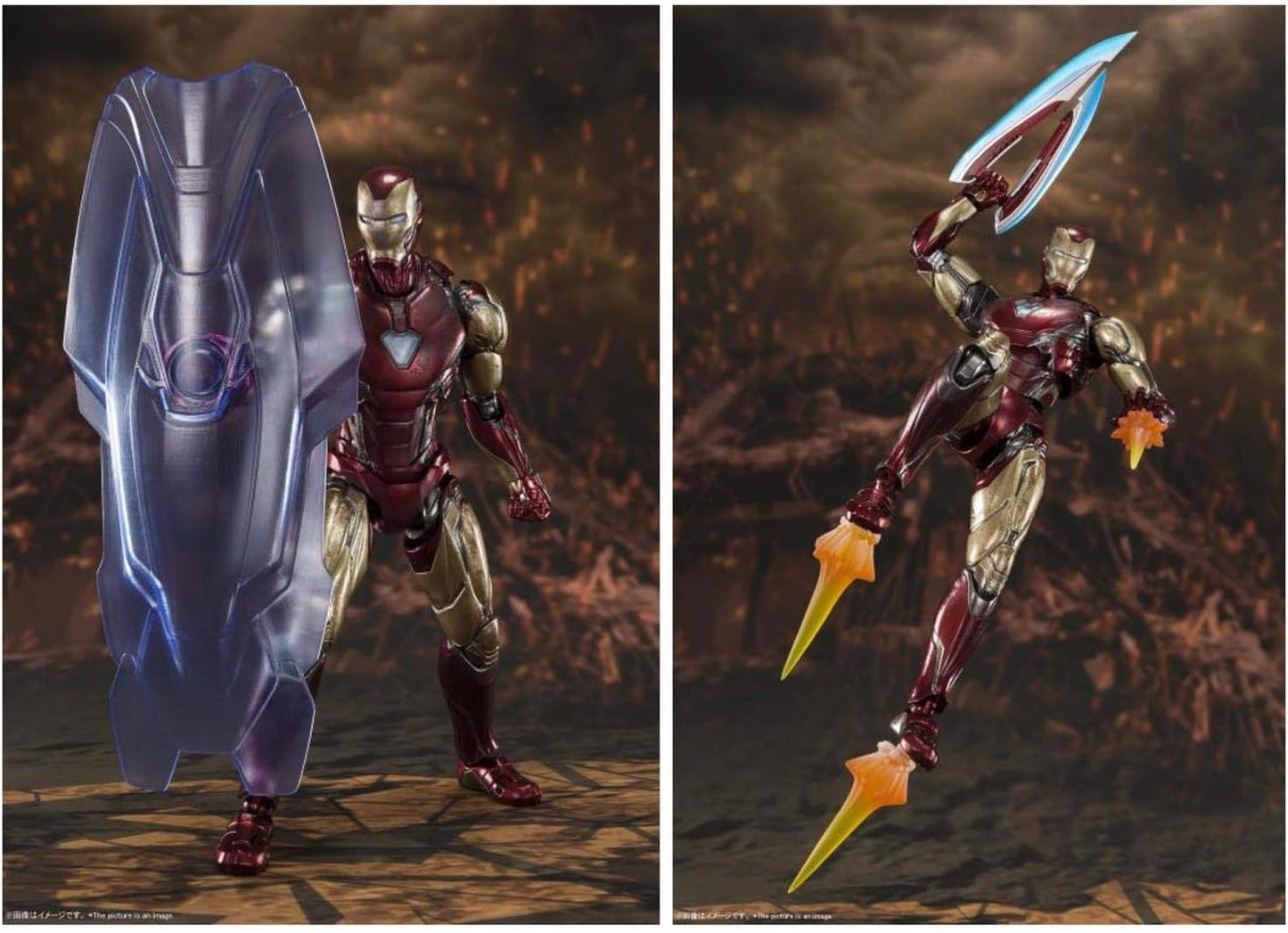 TAMASHII NATIONS - Avengers: Endgame - Iron Man Mk. 85 -Final Battle Ver, Bandai Spirits S.H. Figuarts Action Figure