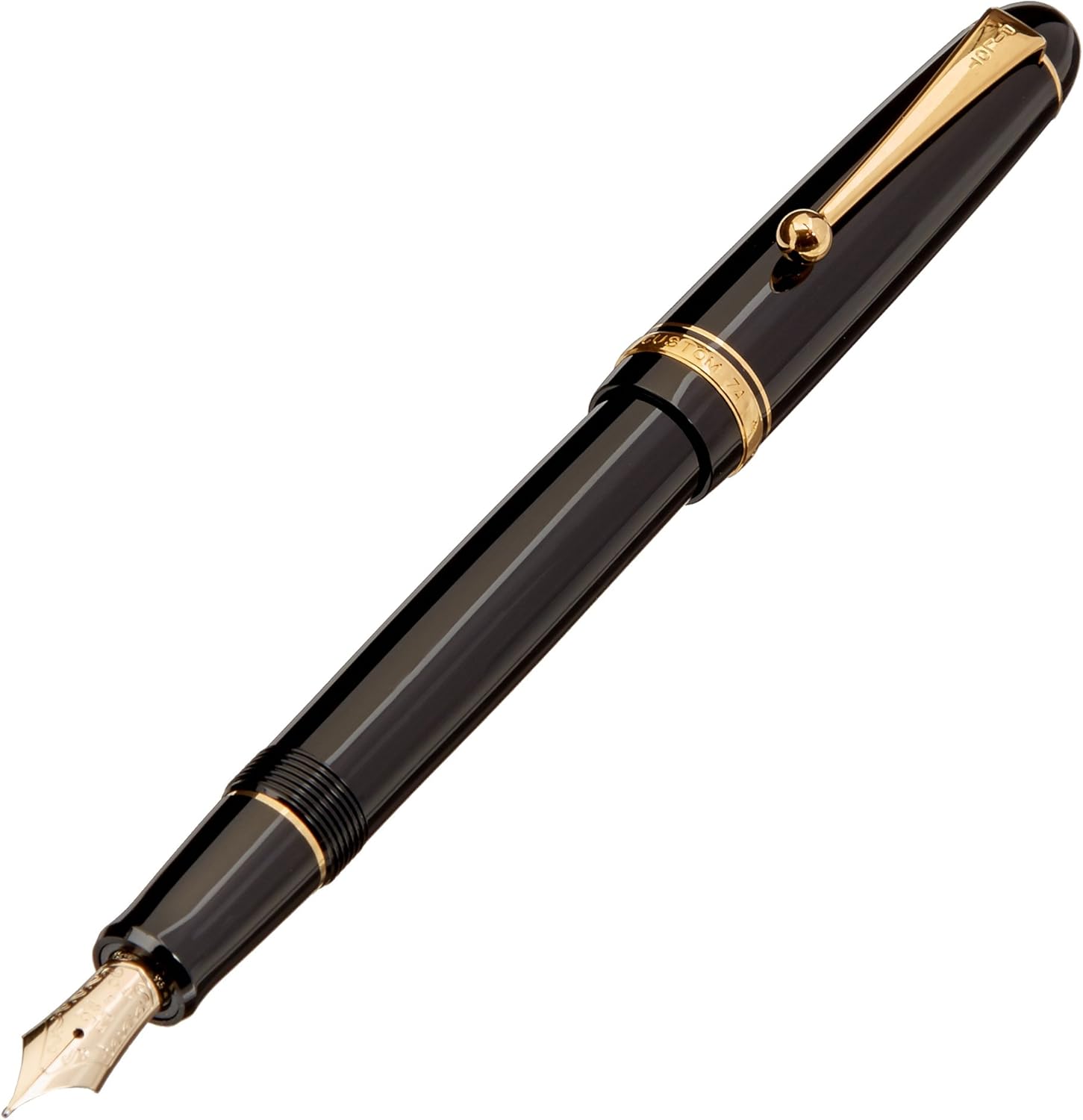 PILOT Fountain Pen Custom 74, SFM-Nib, Black Body (FKK-1000R-B-SFM), main image