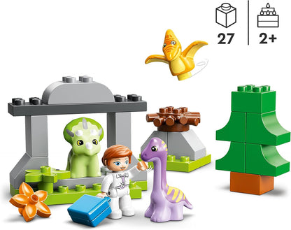 LEGO DUPLO Jurassic World Dinosaur Nursery 10938 Building Toy with 3 Baby Animals;Including a Triceratops, and a Claire Dearing Figure