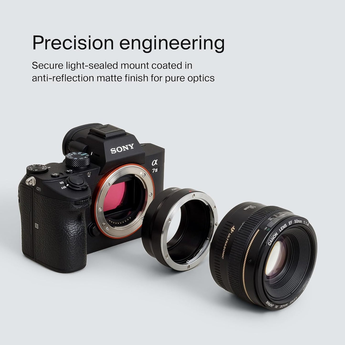 Urth Lens Mount Adapter: Compatible with Canon (EF/EF-S) Lens to Sony E Camera Body