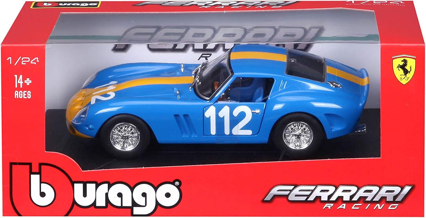 Bburago 1962 Ferrari 250 GTO 1: 24 Scale Die-cast Model, Blue