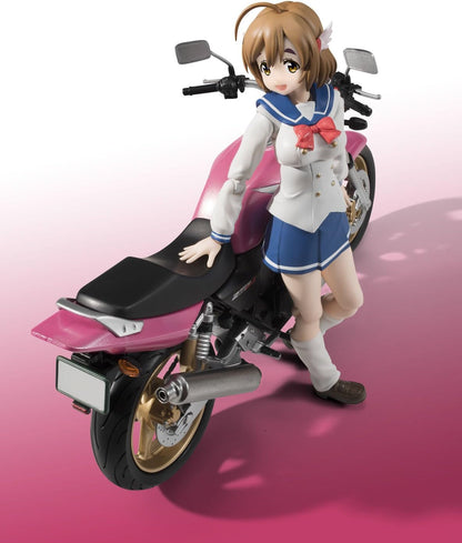 Bandai Tamashii Nations S.H. Figuarts Hane Sakura (Uniform) & CB400 Super Four "Bakuon!!" Action Figure