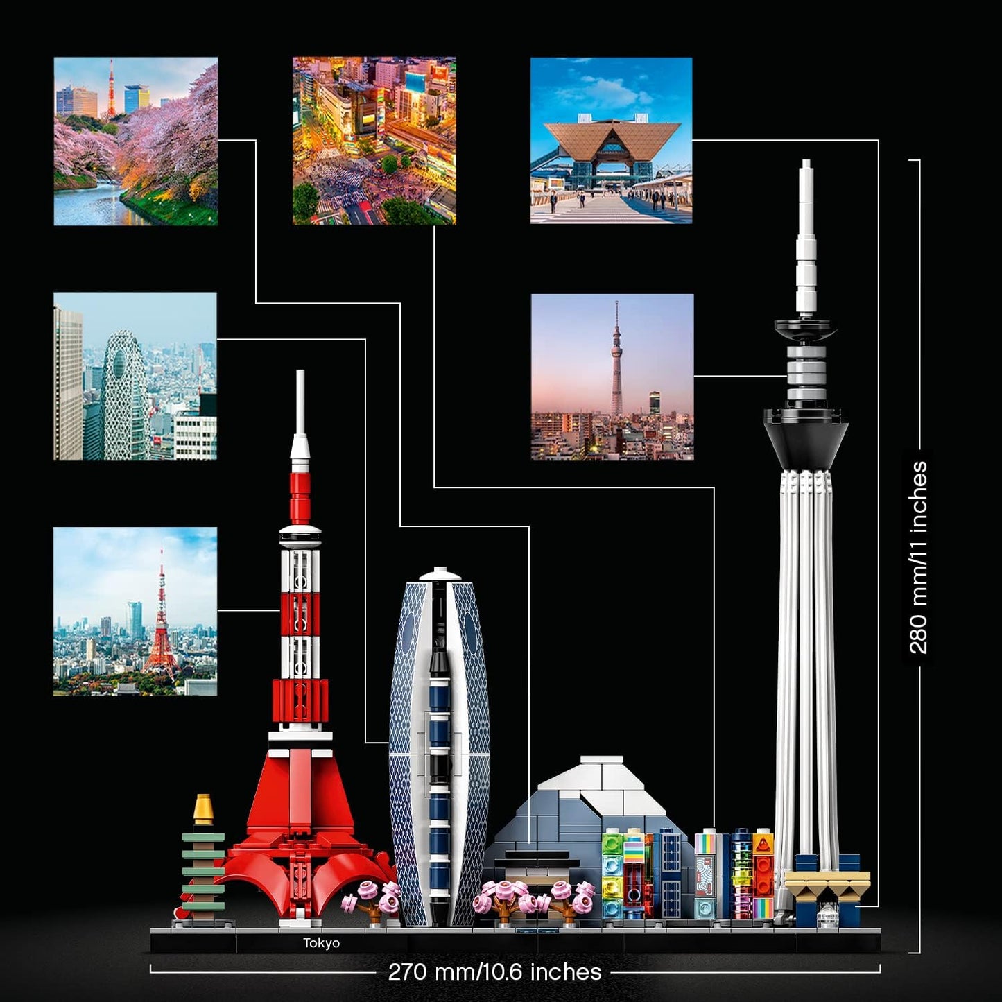 LEGO Architecture Tokyo 21051 - Building Model Kit