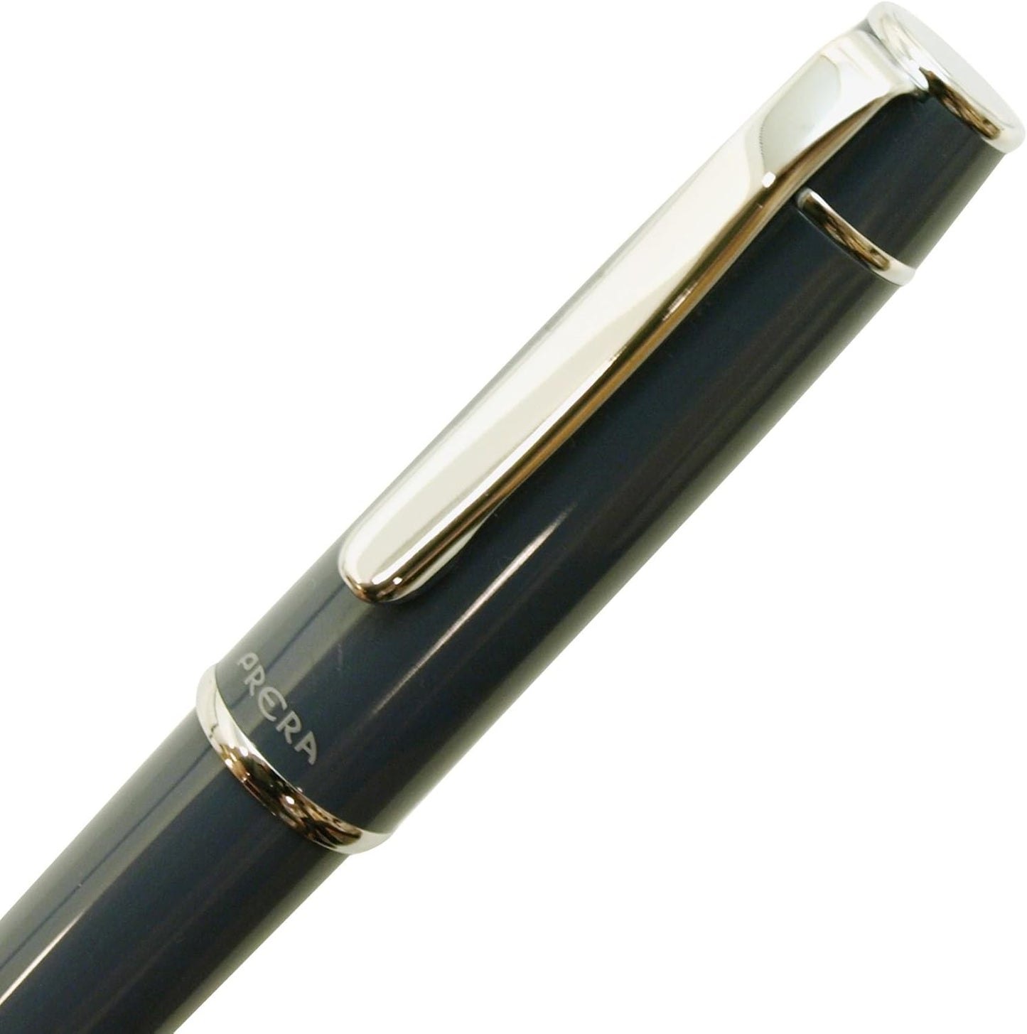 PILOT Prera Medium-Nib Fountain Pen, Slate Gray Body (FPR-3SR-SGY-M) front view