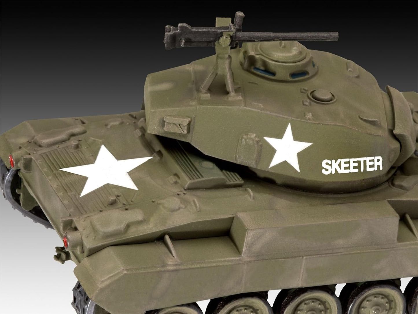 Revell RV03323 M24 Chaffee Plastic Model kit, Unpainted