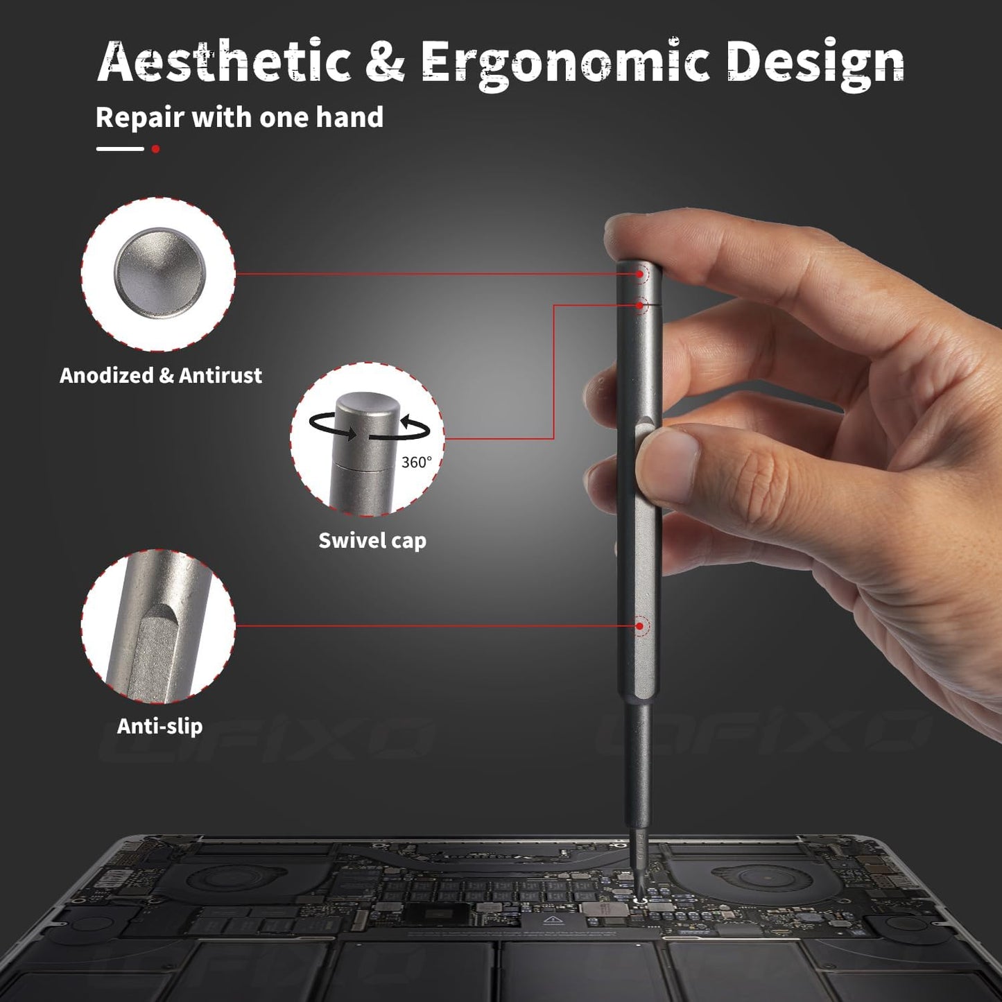 HEARTHFUN Precision Screwdriver Set,Eyeglass Repair kit,Magnetic Screwdrivers Torx,Pentalobe,Triwing Flathead,Phillips All in One Tools Set for iPhone,Switch,Camera,Phone Screen,Watch,Mac,ps4,Xbox one
