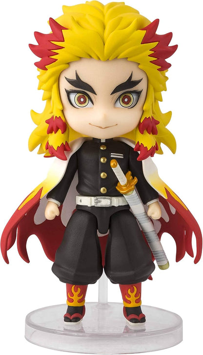 TAMASHII NATIONS - Demon Slayer: Kimetsu no Yaiba - Rengoku Kyojuro, Bandai Spirits Figuarts mini Action Figure