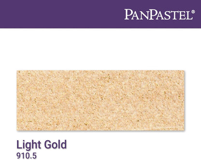 PanPastel Artist Pastels by GOLDEN, Light Gold, 2.44??� / 62mm Pan Diameter, Professional Artist Pastels, Unique Pan Format (cake-like)
