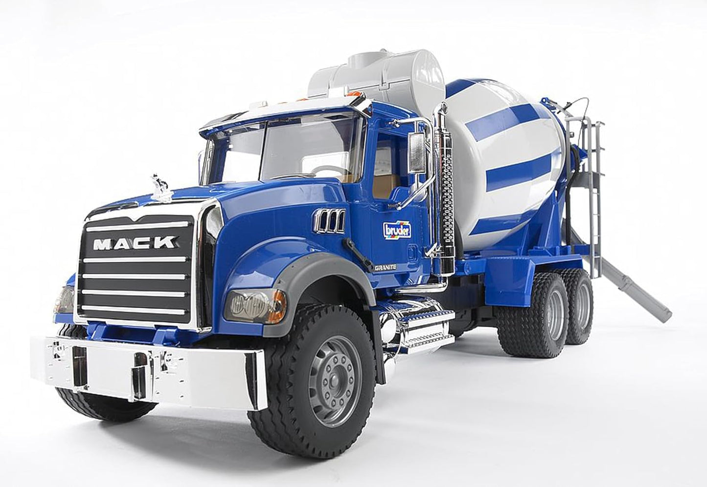 Bruder 02814 Man TGA Cement Mixer Truck, 1:16 Scale: Realistic Construction Toy with Rotating Drum & Crank Handle | Durable ABS Plastic for Indoor, Outdoor, Sand & Snow Play, Made in Germany, Ages 3+