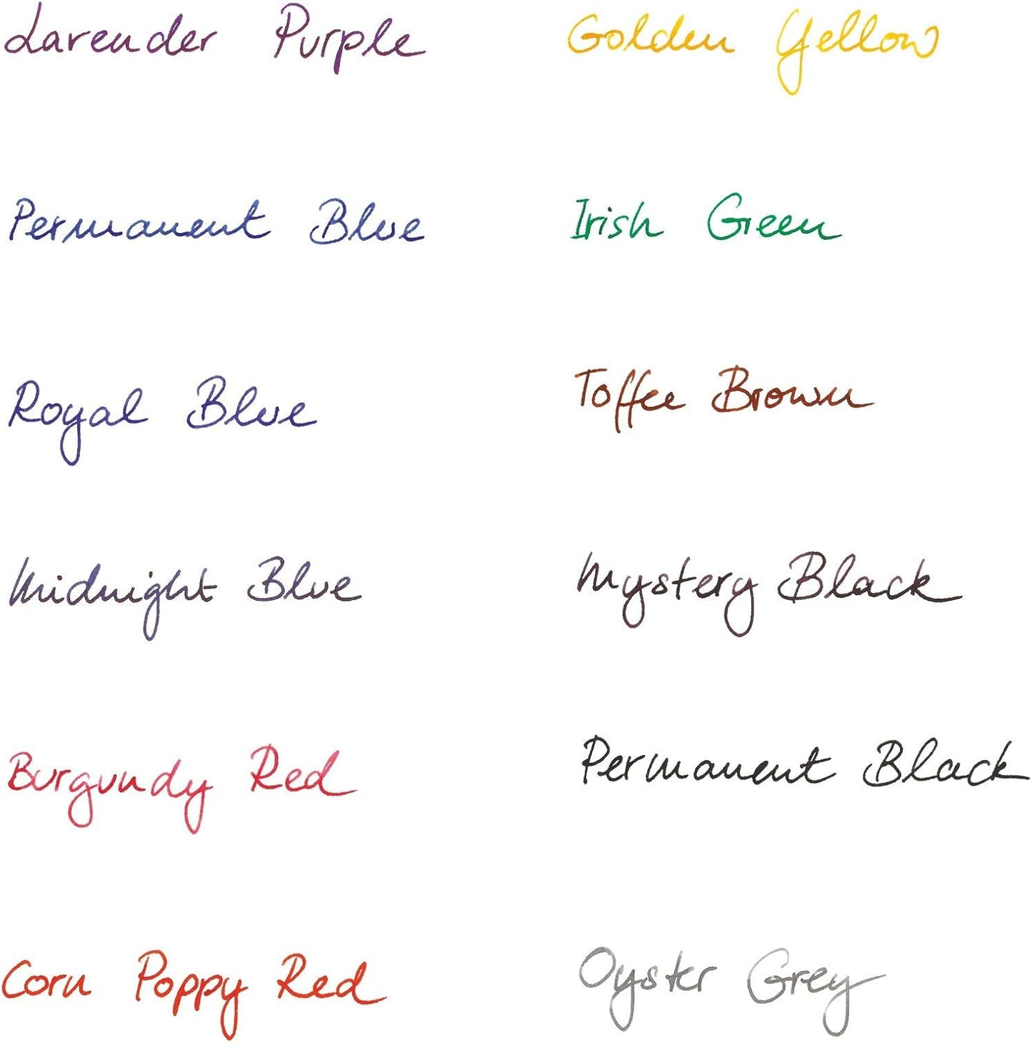 Montblanc Ink Bottle Permanent Blue 107756 ??? Document-Proof Refill Ink in Navy Blue for Fountain Pens, Quills, and Calligraphy Pens ??? 60ml Inkwell