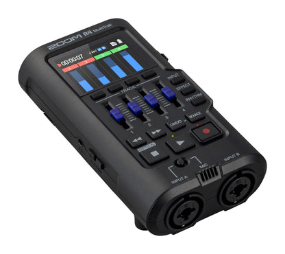 ZOOM Zoom R4 Portable Multitrack Recorder Black Support 32bit Float Audio 4 Tracks