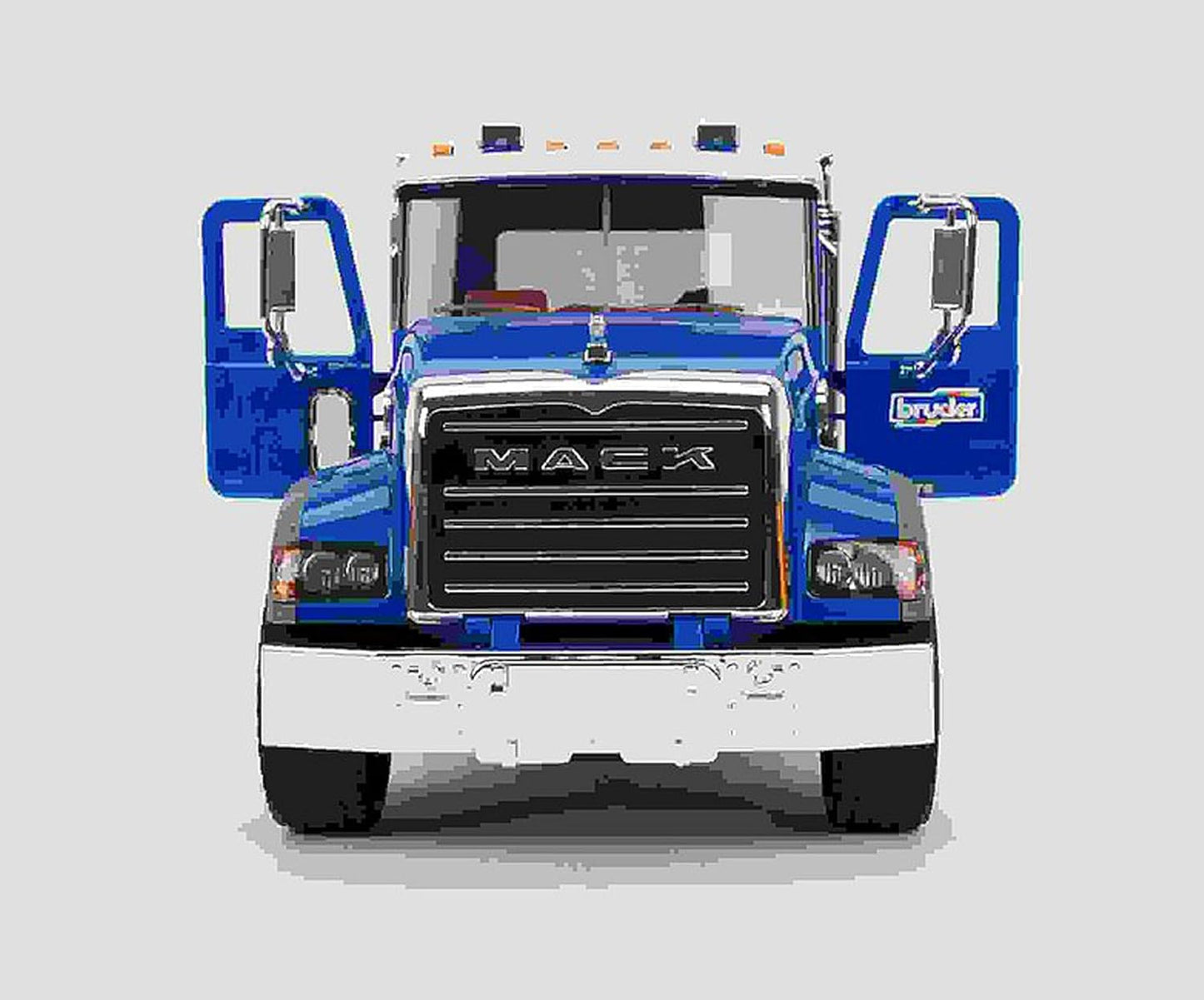 Bruder 02814 Man TGA Cement Mixer Truck, 1:16 Scale: Realistic Construction Toy with Rotating Drum & Crank Handle | Durable ABS Plastic for Indoor, Outdoor, Sand & Snow Play, Made in Germany, Ages 3+